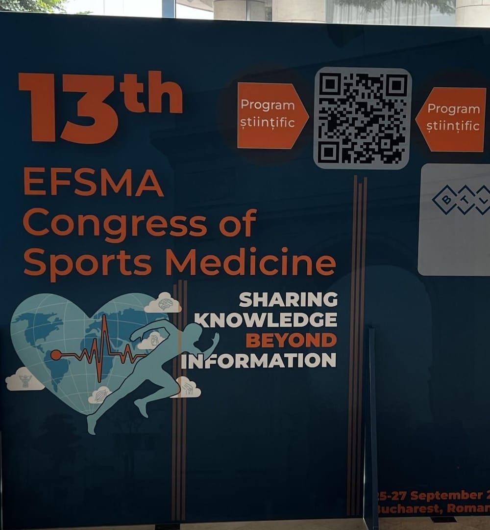 13th EFSMA Congress of Sports Medicine banner